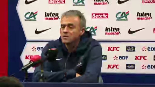 Luis Enrique : «La Coupe de France est une compétition difficile» - Foot - Coupe - PSG