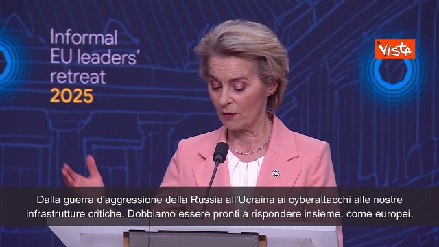 Von Der Leyen: Piena flessibilit? del Patto di Stabilit? per le spese per la difesa
