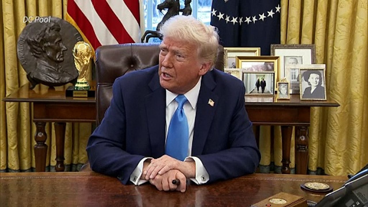 Trump dice que palestinos "adorarían" irse de Franja de Gaza y Hamás afirma crea caos