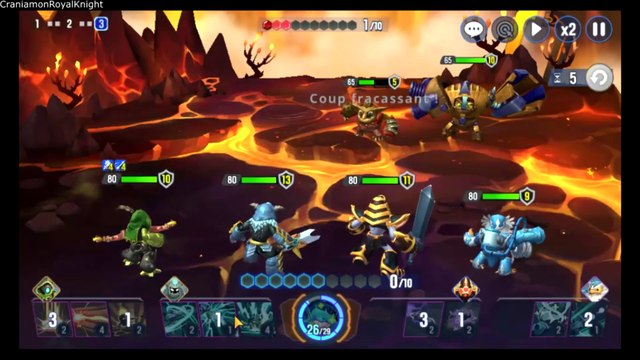 Skylanders Ring of Heroes 2.0 (Walkthrough FR) épisode 22: Volcan infernal en Difficile