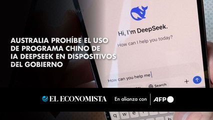 Australia prohíbe el uso de programa chino de IA DeepSeek en dispositivos del gobierno