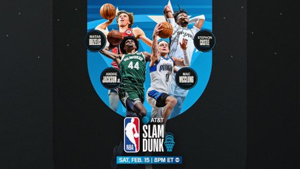 Top Dunks of the Season from the 2025 AT&T Slam Dunk Participants