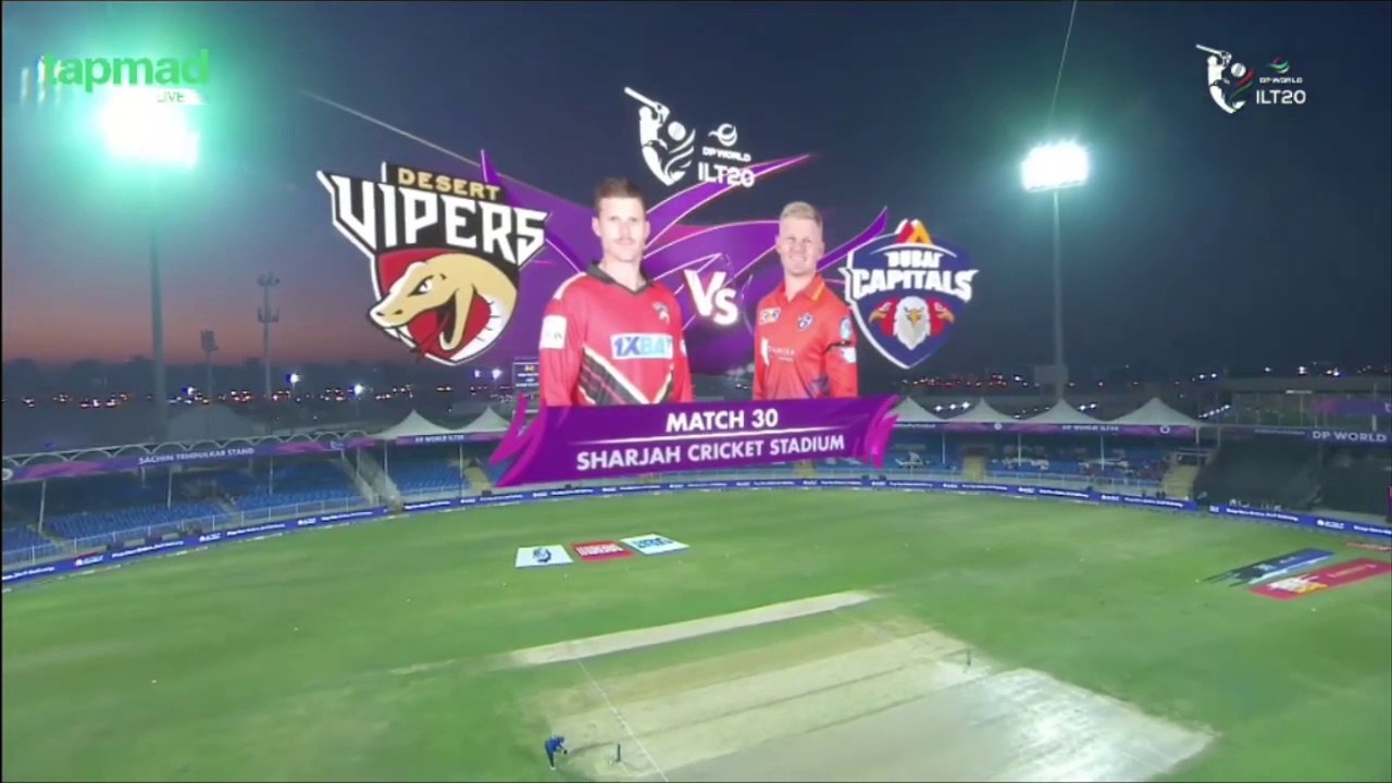 ILT20 2025 Highlights  Dubai Capitals Vs Desert Vipers 30 Match Full Highlights 2025