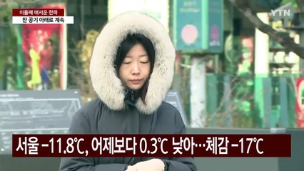 [날씨] 이틀째 칼바람 속 한파, 서울 -11.8℃...주말까지 춥다! / YTN