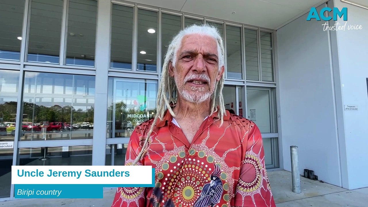 Uncle Jeremy Saunders talks about MidCoast Council welcome to country vote 7.2.25