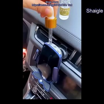 Wireless Car Charger Mount 15W Qi Fast Charging Auto Clamping Windshield Dashboard