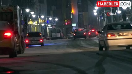 Aksaray'ı Kar Beyaza Bürüdü