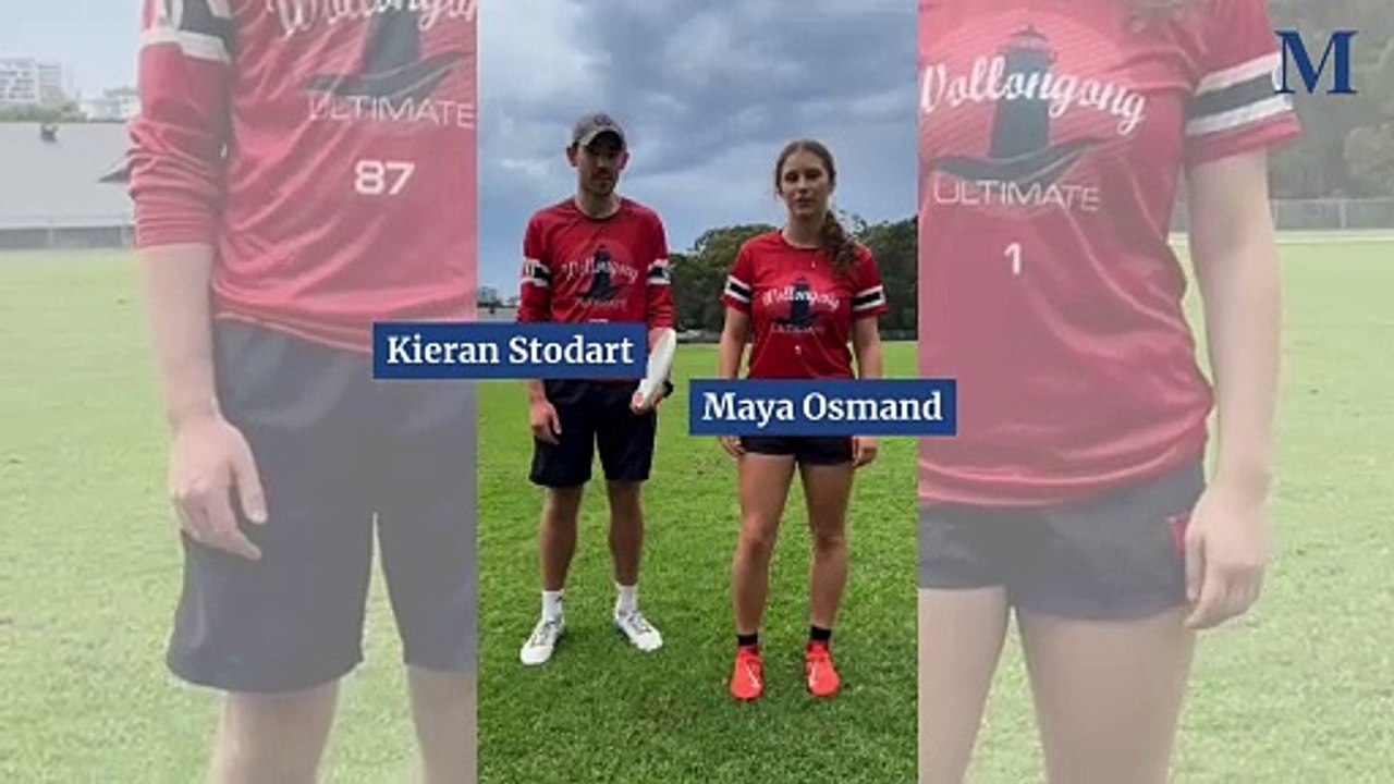 Wollongong Ultimate players: How-to throw a frisbee