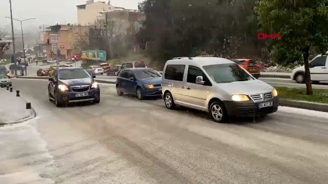 Samsun'da kar yağışı başladı