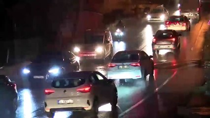 İstanbul'da beklenen kar yağışı başladı