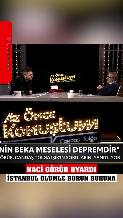 Deprem Uzmanı Naci Görür : İstanbul ölümle burun buruna #deprem #istanbul #haberler