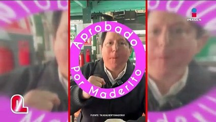 Maderito no ganó las elecciones y ahora tiene que trabajar