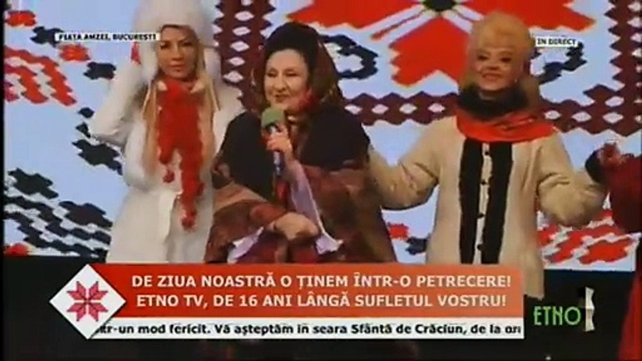 Stefania Rares - Lelea cu catrinta (Aniversare ETNO TV 16 ani - 22.12.2017)