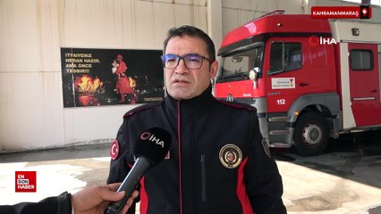 Kahramanmaraş'ta oğlundan önce yaralıları kurtaran itfaiyeci baba
