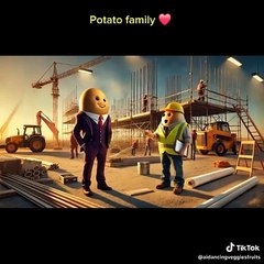 Sad story potato family