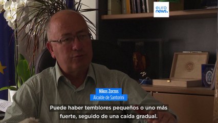 El alcalde de Santorini dice que los últimos terremotos forman parte de un enjambre sísmico que podría durar semanas