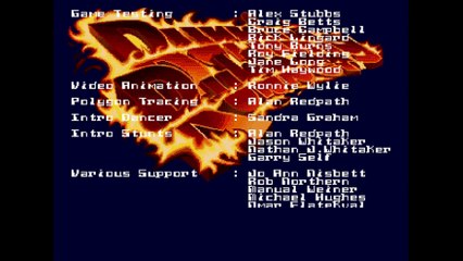 Amiga Demo Opening Of Burning Rubber By Ocean (1993)