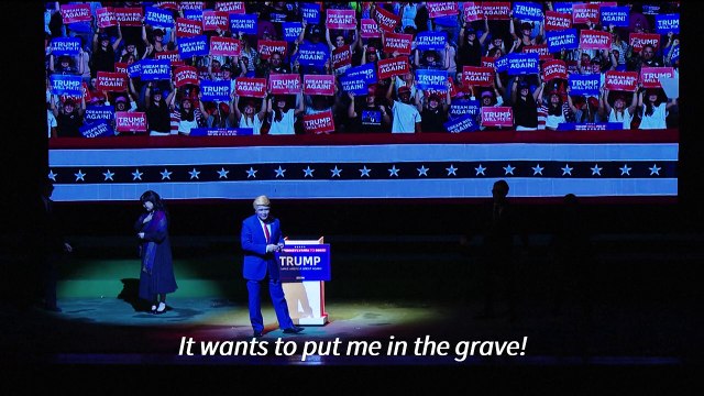 Attempted assassination of Donald Trump recreated in Hong Kong play