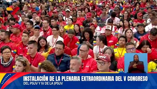 Presidente Nicolás Maduro encabeza Plenaria Extraordinaria del V Congreso del PSUV y IV de la JPSUV