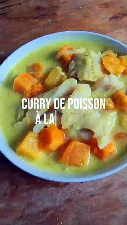 curry poisson à la courge