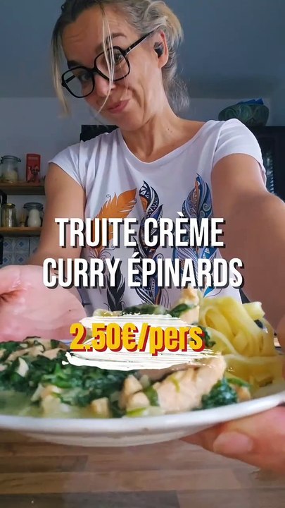 truite crème de curry