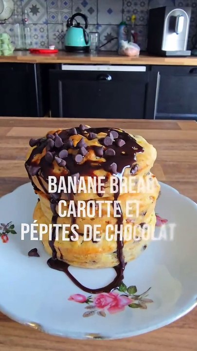 banana bread carotte chocolat
