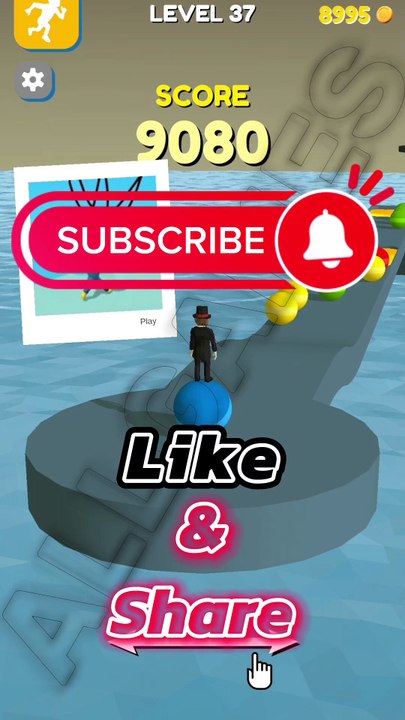 Stack Rider LVL 37 Gameplay FUN GAME #shorts #StackRider #fungames #viralvideo