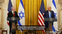 Trump: controlleremo Gaza e sarà la riviera del Medio Oriente