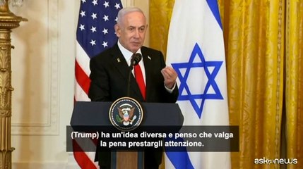 Netanyahu: "L'idea di Trump su Gaza potrebbe cambiare la storia"
