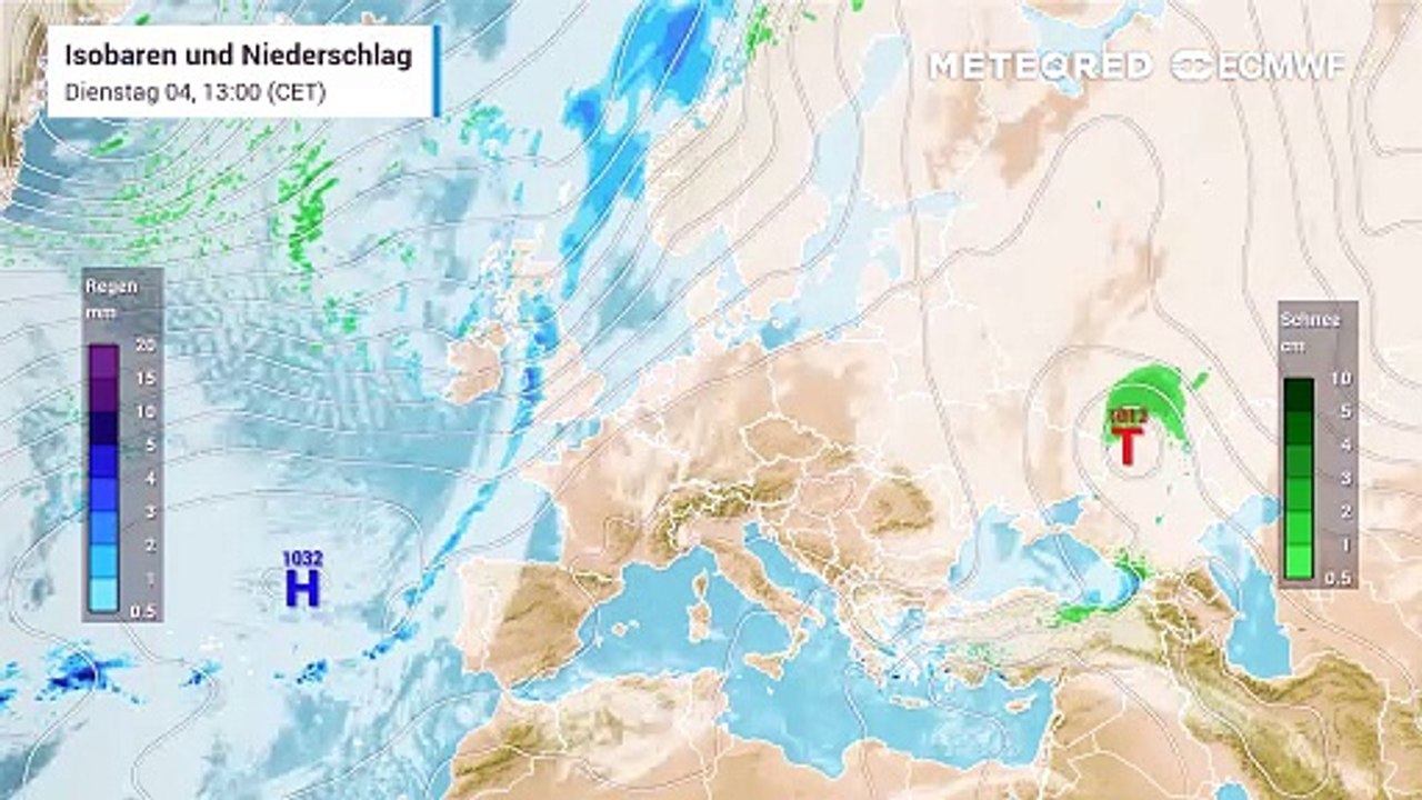 Stabiler Hochdruck über Mittel- und Westeuropa- an der Wetterlage ändert sich nichts