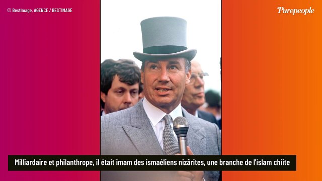 Le philanthrope à la fortune colossale et chef spirituel Aga Khan s'est éteint, il avait énormément investi à Chantilly dans l'Oise