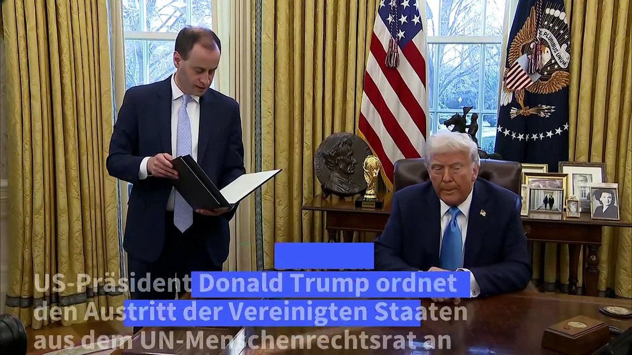 Trump ordnet Austritt der USA aus dem UN-Menschenrechtsrat an