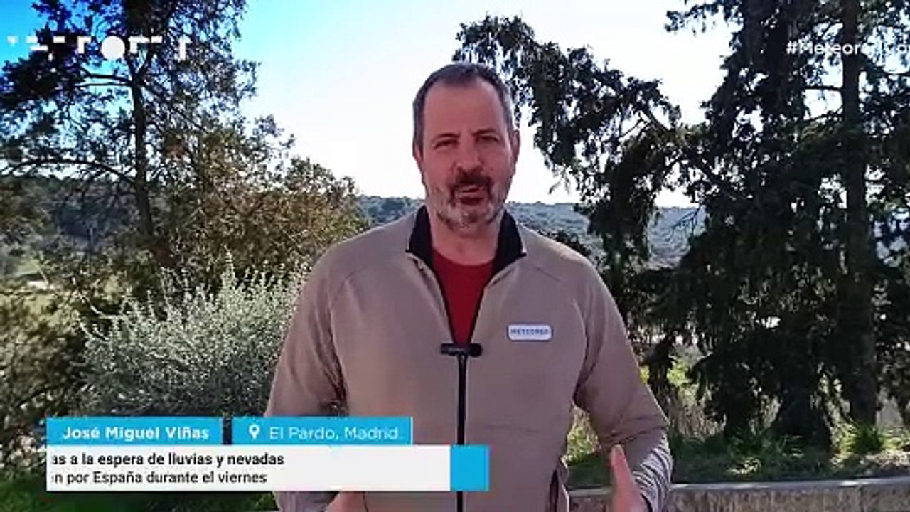 Siguen las heladas a la espera de lluvias y nevadas que se extenderán por España durante el viernes