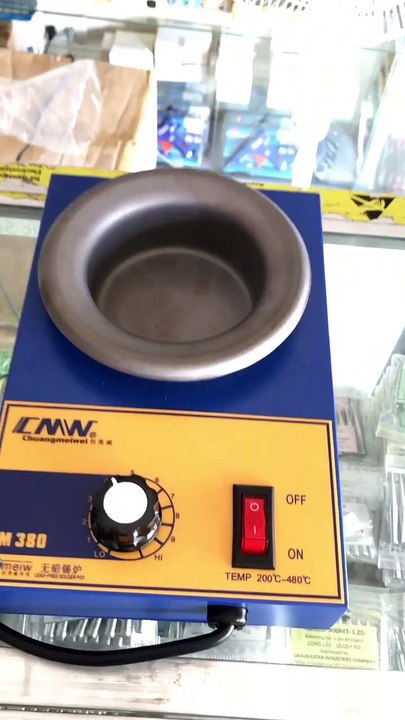 HANSTAR 380A-TA mini soldering pot 380A with titanium boiler pot