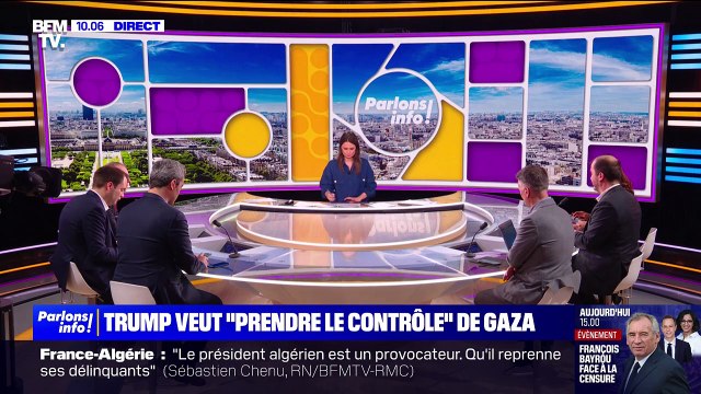 Donald Trump souhaite que les États-Unis prennent le contrôle de la bande de Gaza