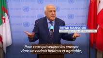 Gaza: l'ambassadeur palestinien à l'ONU exhorte à respecter la volonté de son peuple