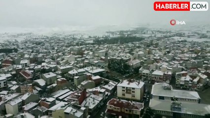 Afyonkarahisar Beyaz Örtüyle Kaplandı