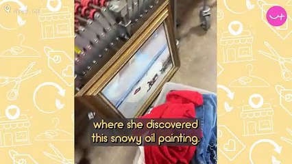 $8 Thrift Store Painting Is Masterpiece Worth Thousands | Happily TV