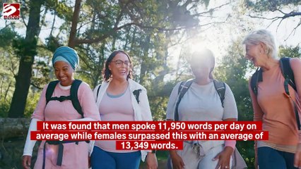 Women are more talkative than men