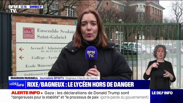 La scène est encore dans ma tête, ça fait peur : Certains lycéens confient leurs craintes après l'agression au couteau subie par un de leur camarade à Bagneux