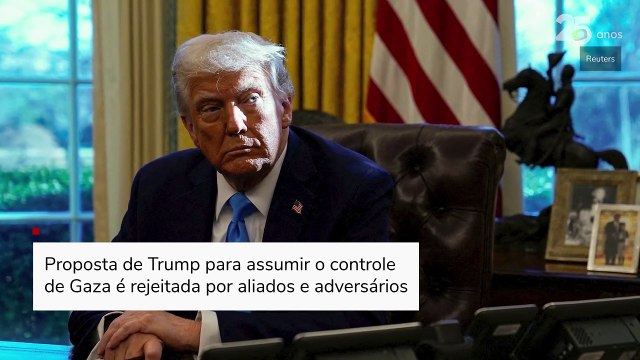Proposta de Trump para assumir o controle de Gaza é rejeitada por aliados e adversários