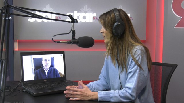 O Θόδωρος Μαργαρίτης, μέλος Πολιτικής Γραμματείας ΠΑΣΟΚ - Κινήματος Αλλαγής, Γραμματέας συνιστώσας Ανανεωτική Αριστερά , στον STARFM