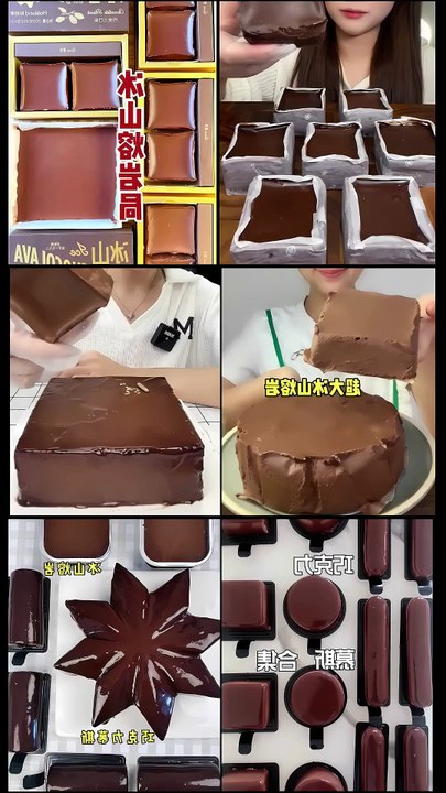 #112 Desserts Mukbang ASMR || Chocolate iceberg lava and mousse cake collection