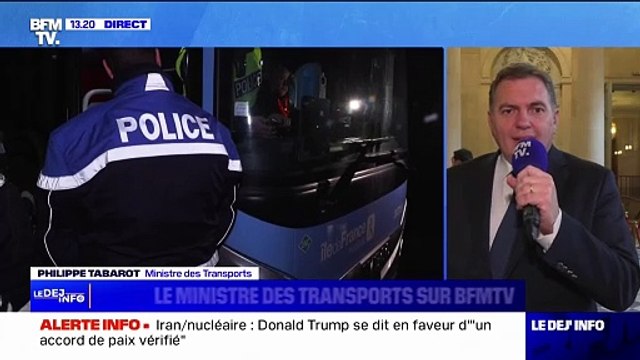 Dépistages des chauffeurs: J'ai souhaité que les sociétés qui ont en charge le transport de nos enfants puissent mener des tests en permanence , explique Philippe Tabarot, ministre des Transports