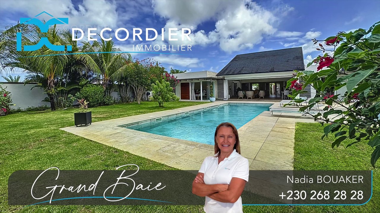 DECORDIER immobilier Maurice MA7-1448 – Villa à vendre – Grand Baie