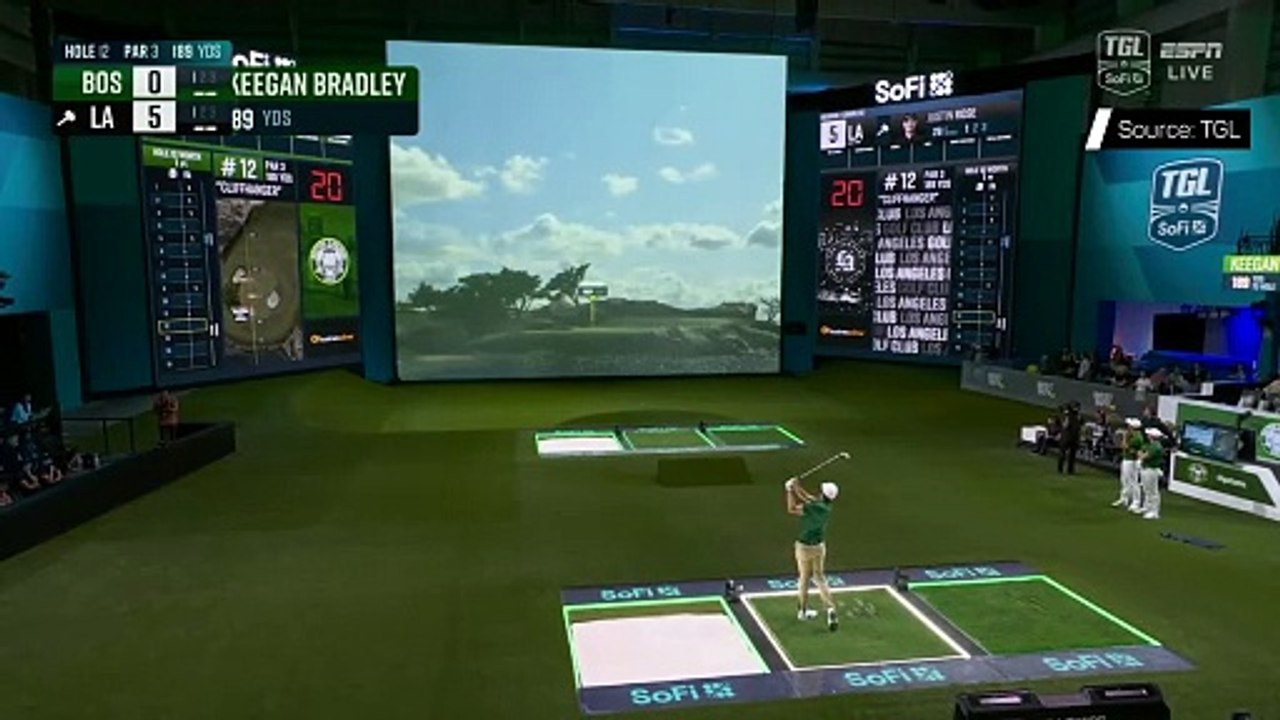 Ryder Cup captain Bradley comes close to first TGL hole-in-one