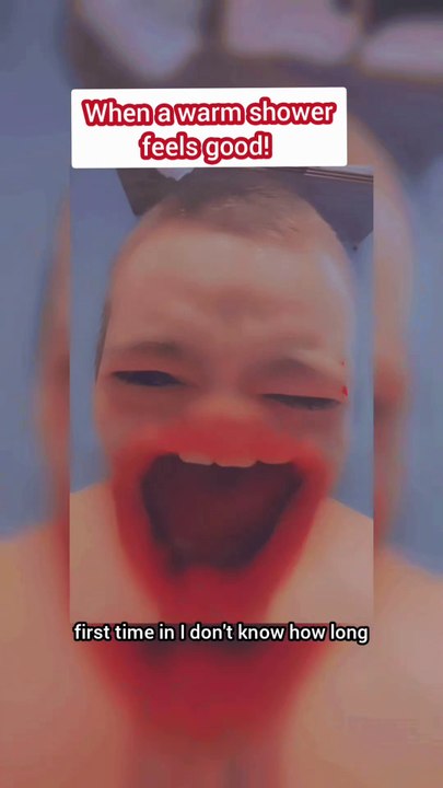 A warm hot shower felt great! 🥰 Wife was happy too! 😊 #Shower #Relaxation #Happiness #Wife #Home