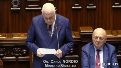 Almarsi, Nordio: non faccio passacarte, atto della CPI per noi è nullo