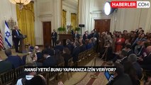 Gazze'yi işgal planını açıkladığı basın toplantısında Trump'ı dumura uğratan soru