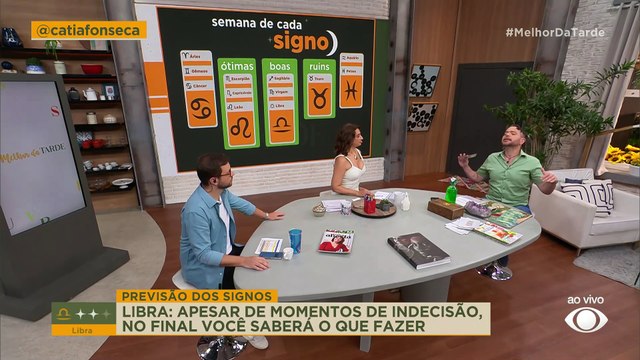 PREVISÃO SEMANAL: Veja horóscopo de 02/02/25 a 08/02/25 para o SIGNO de LIBRA |Melhor da Tarde